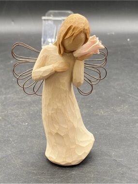 Willow Tree Thinking Of You Angel Figurine Wire Wings